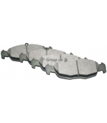 JP GROUP - 1263600810 - Колодки тормозные дисковые передние / DAEWO Lanos,Nexia  OPEL Astra-F,Vectra-A, Corsa-B, Tigra 83~